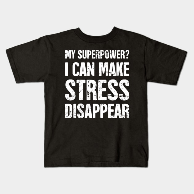 Massage Therapist Superpower Kids T-Shirt by MeatMan